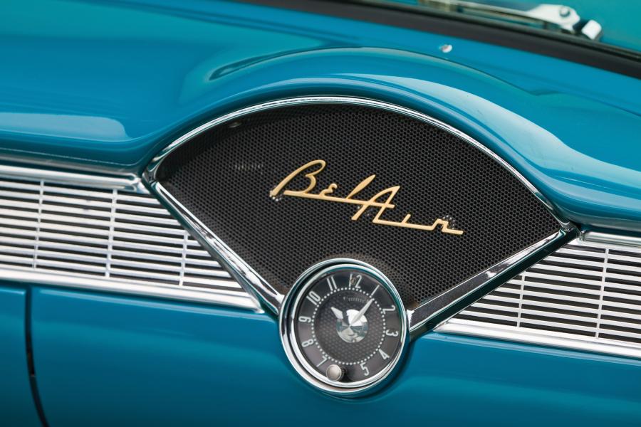 Детали интерьера Chevrolet Bel Air Convertible 1956 года  (фото 60 из 71)